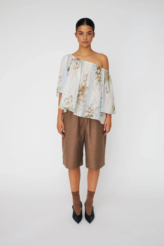 Loose Blouse with drop Shoulders