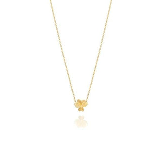 Pansy Flower Necklace 24k Gold Plating