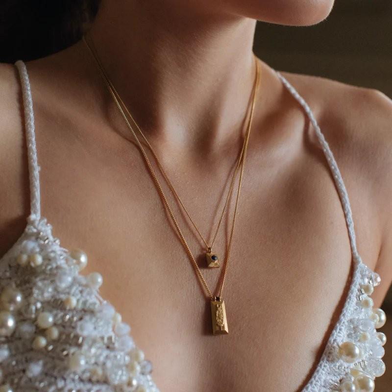 Elongated Lavender Necklace - Sopro