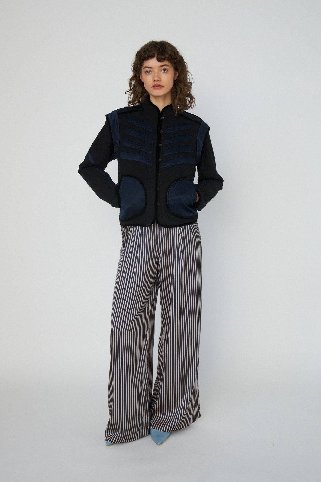 Moon and Star Embroidered Jacket