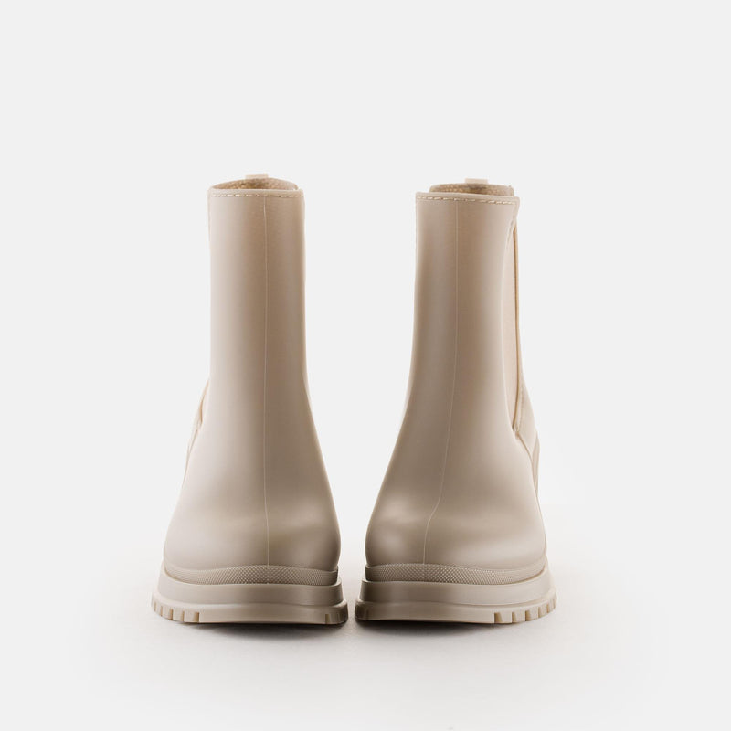 NASH 07 Vegan Beige High Heel Boots - Lemon Jelly