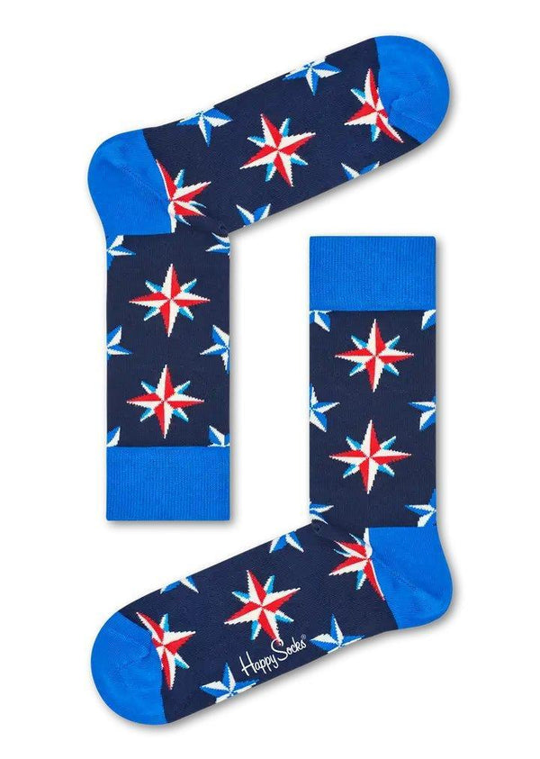 Nautical Star Sock - Happy Socks