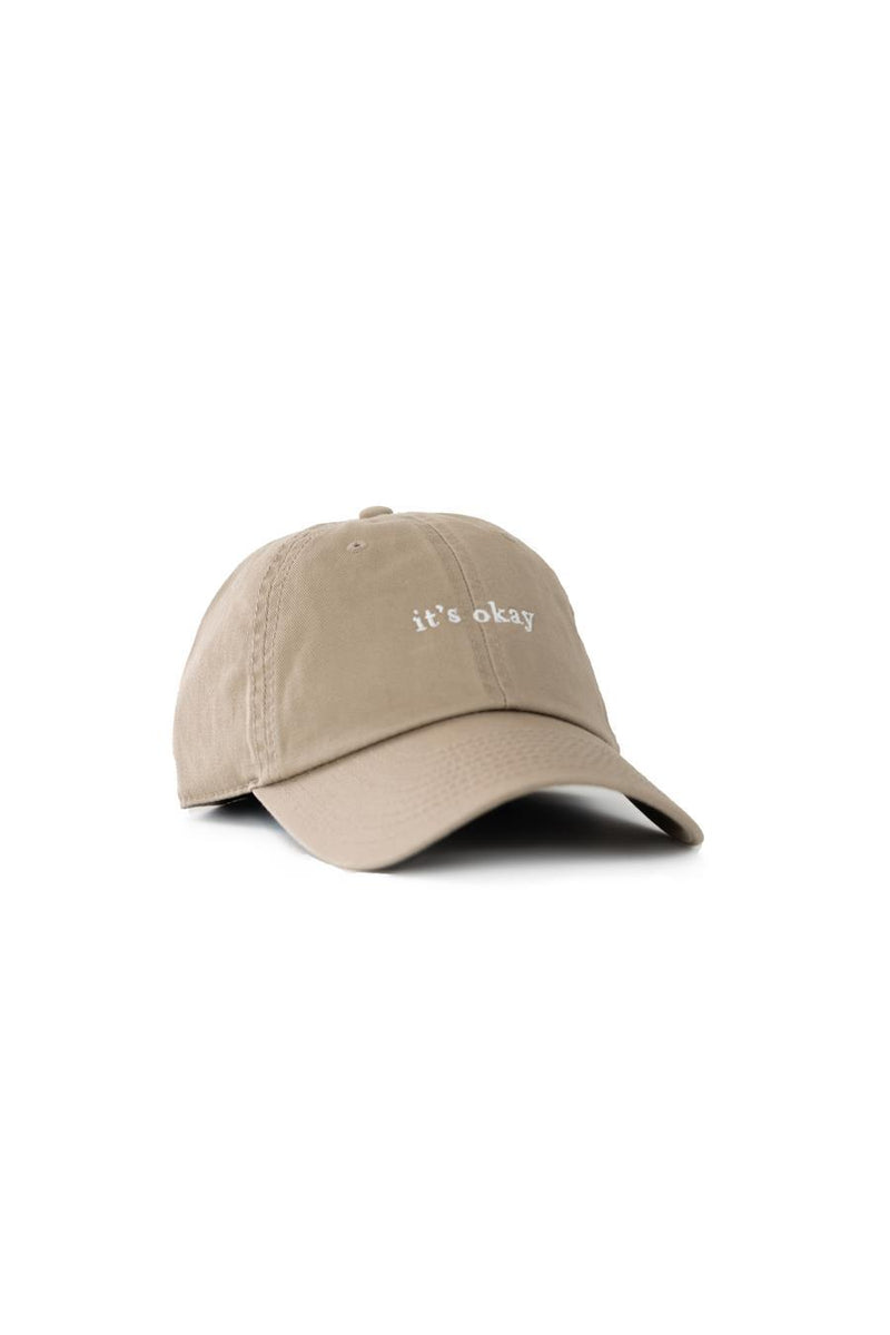 Khaki Organic Cap - It´s Okay