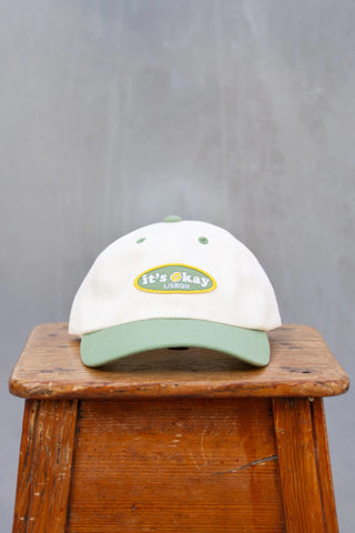 ORGANIC CAP – SAGE COLOR BLOCK