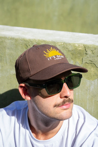 ORGANIC CAP – BROWN SUN