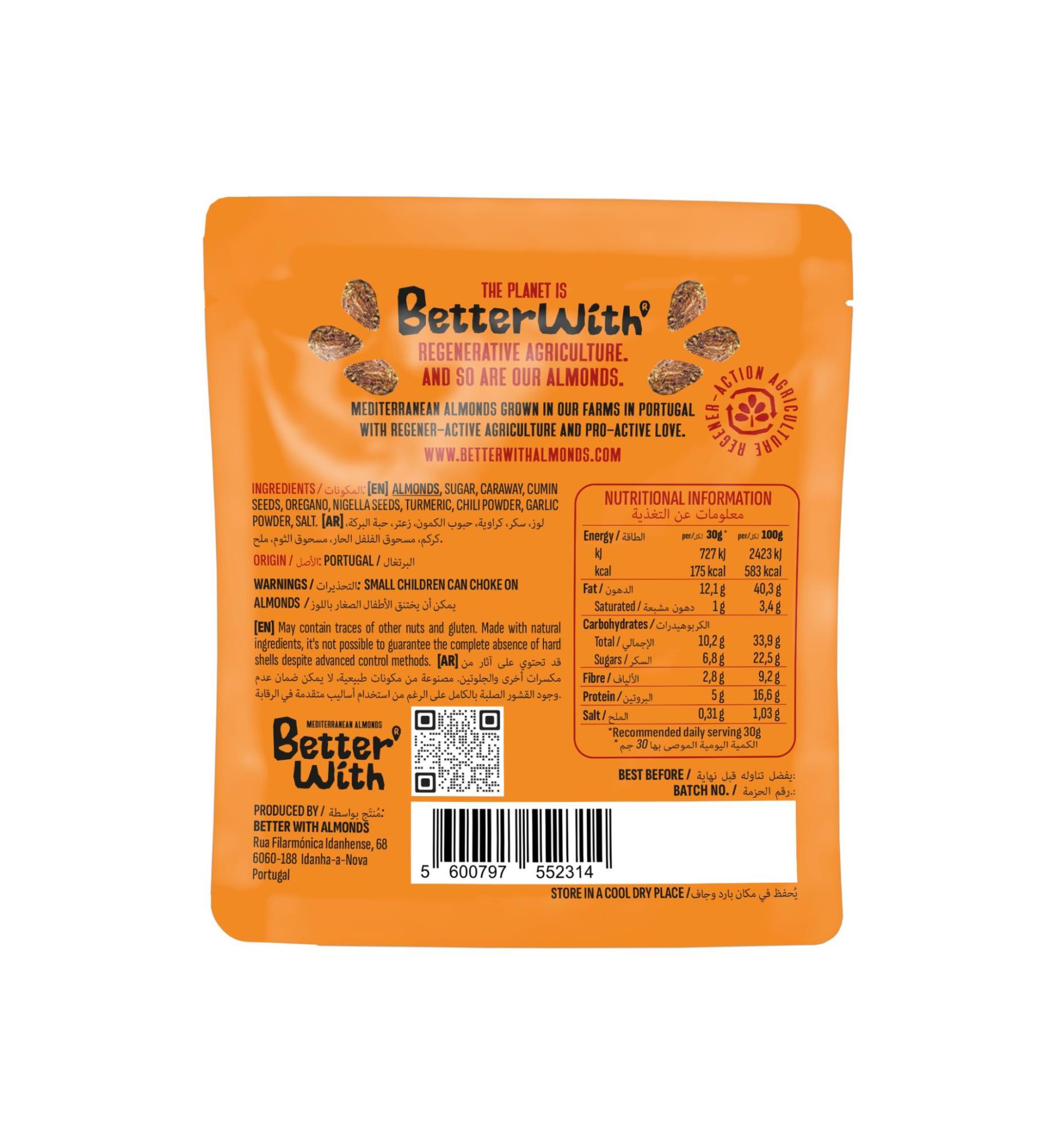 Better With Oriental Spices Almonds 30g
