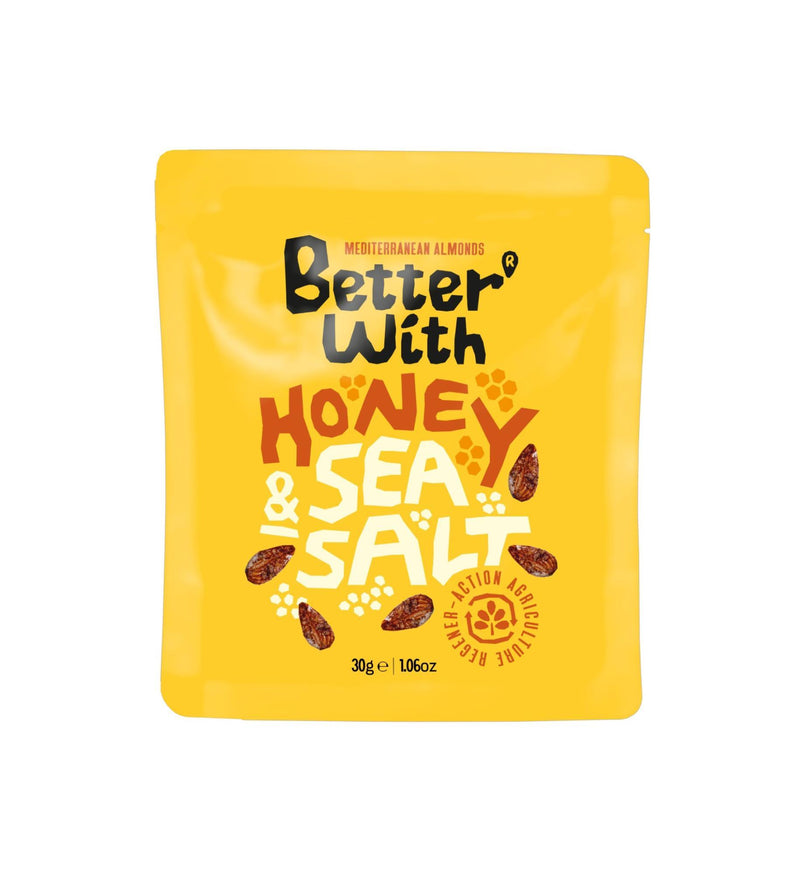 Better With Honey and Sea Salt Almonds 30g - Better With