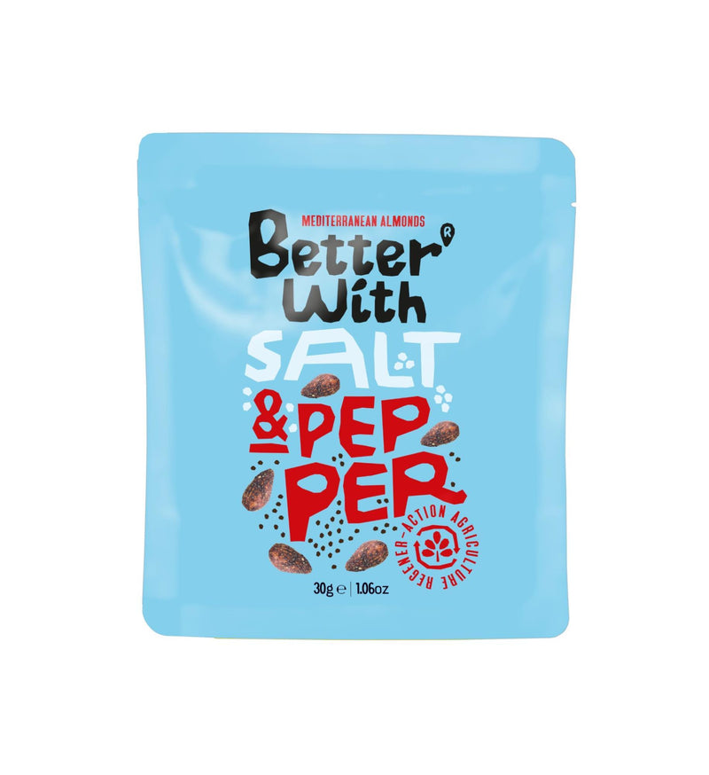 Better With Salt and Pepper Almonds 30g - Better With