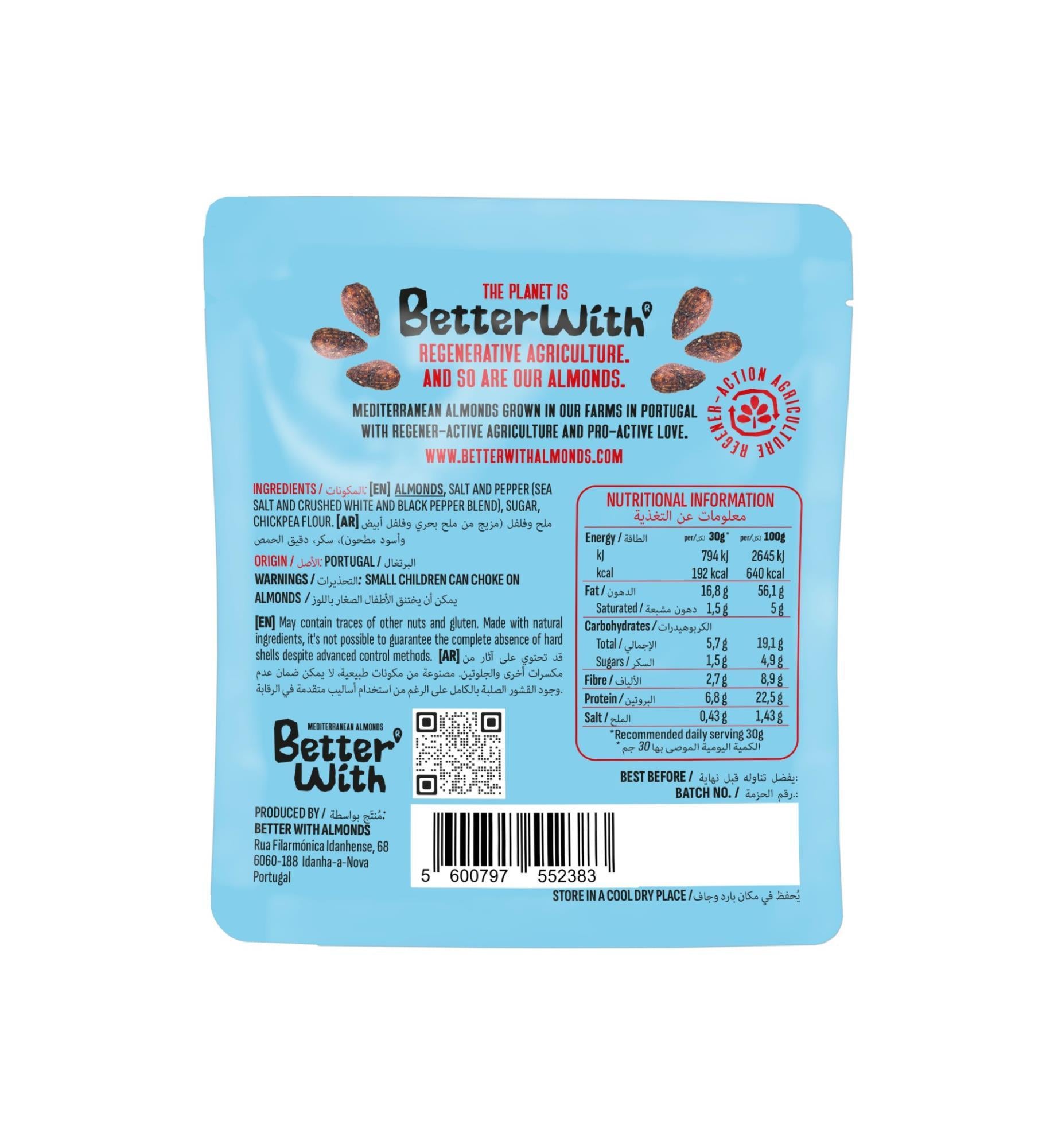 Better With Salt and Pepper Almonds 30g