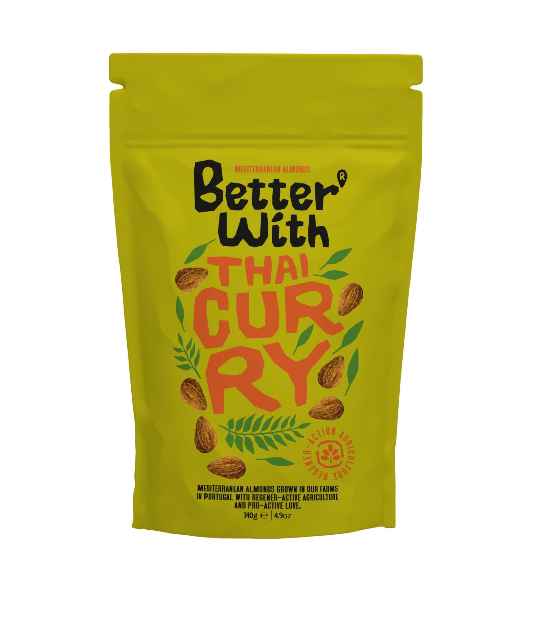 Better With Thai Curry Almonds 140g