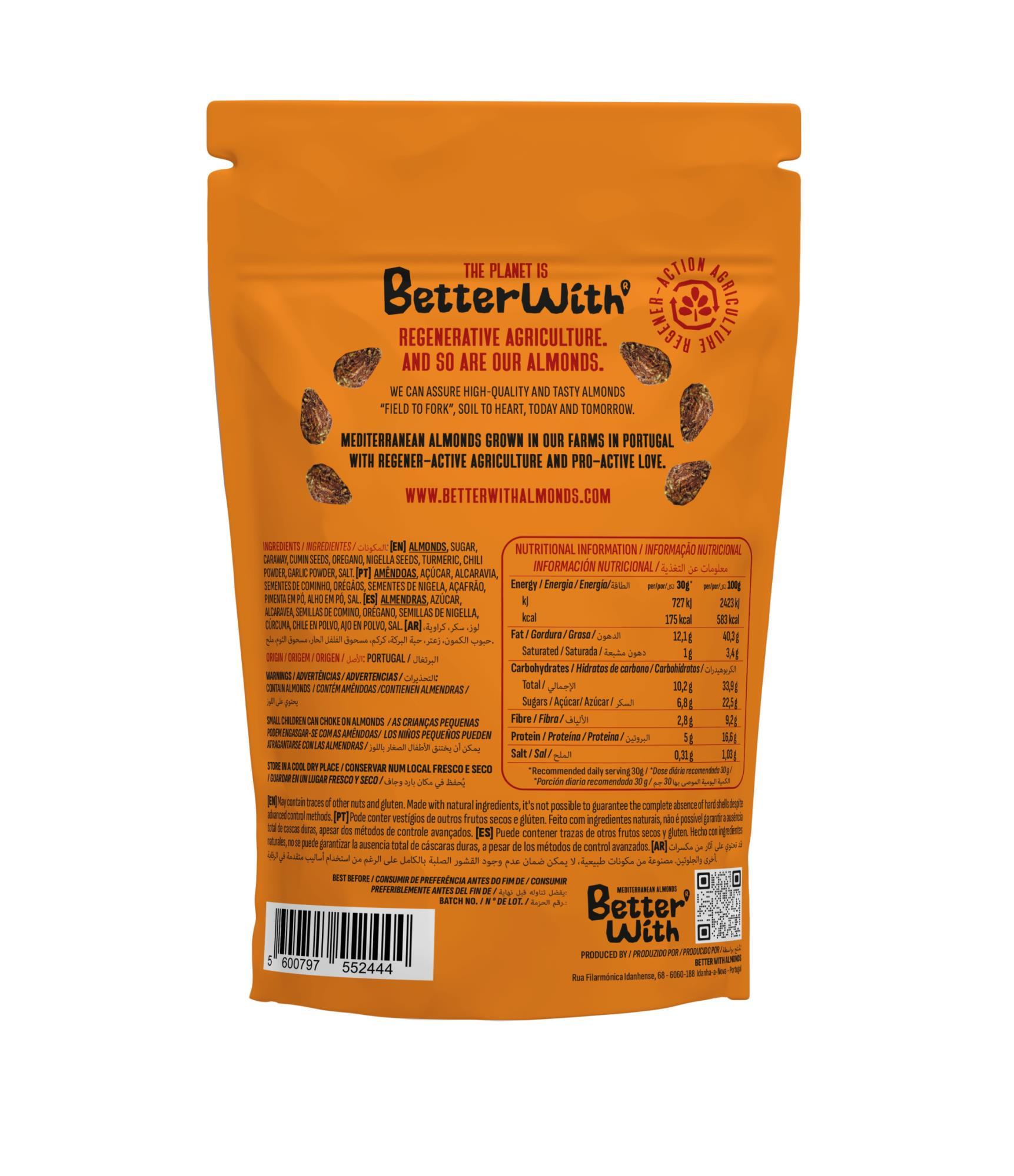 Better With Oriental Spices Almonds140g