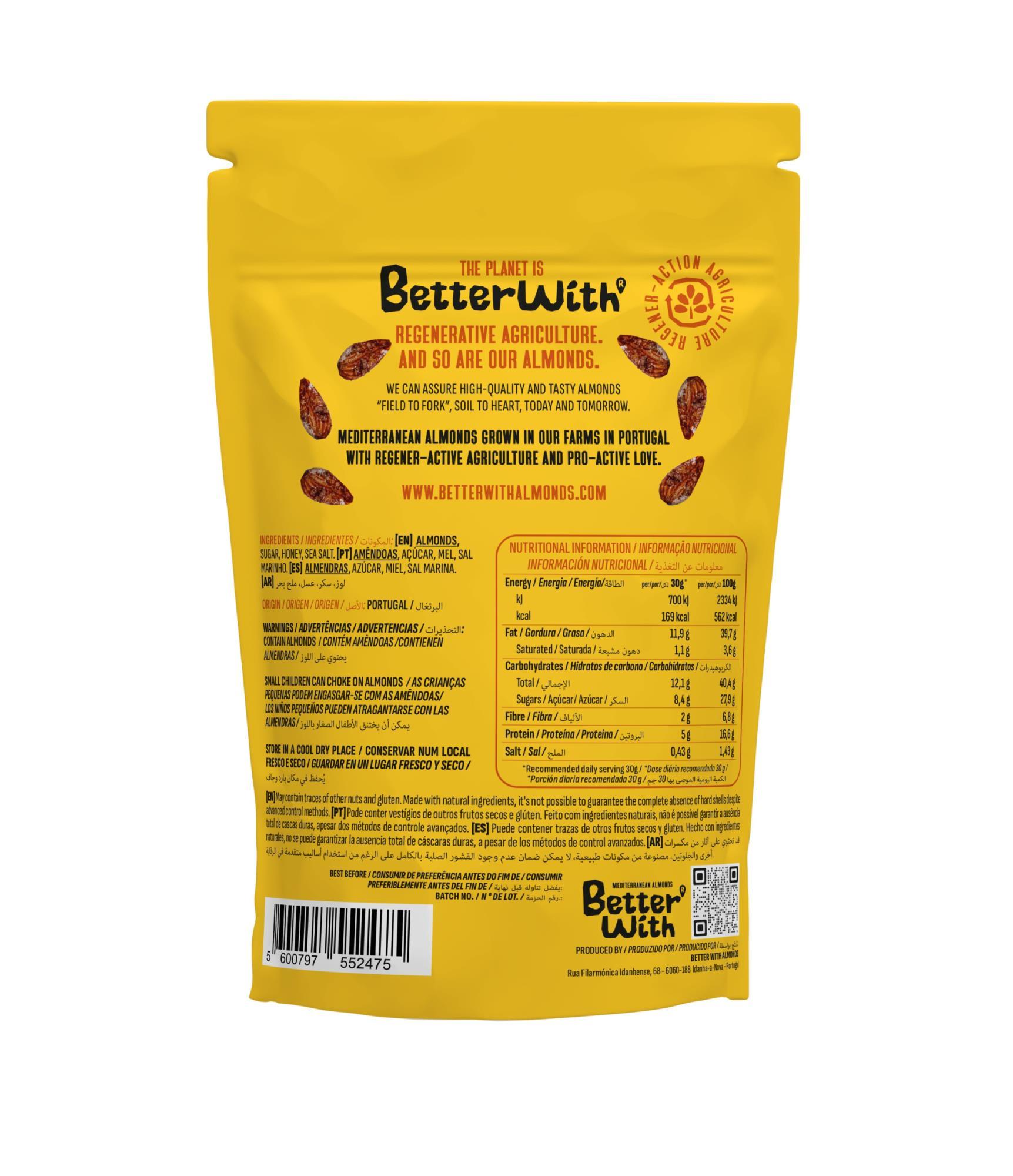 Better With Honey and Sea Salt Almonds 140g