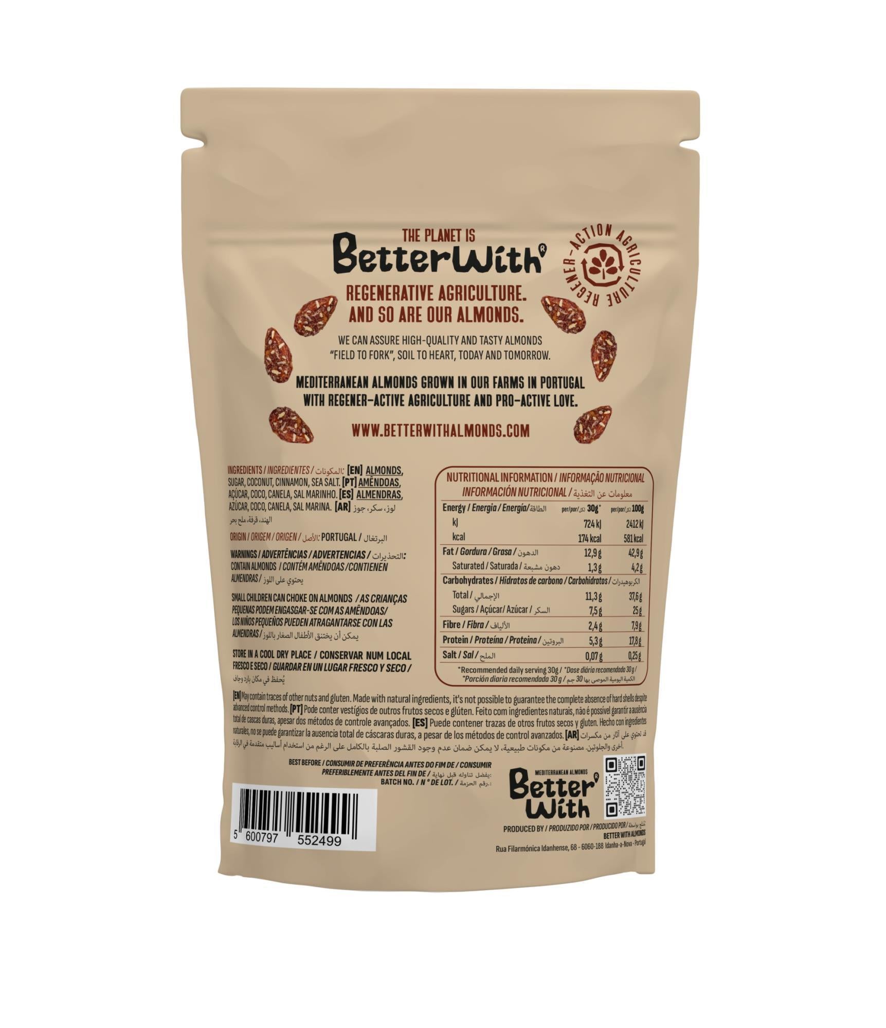 Better With Cinnamon and Coconut Almonds 140g
