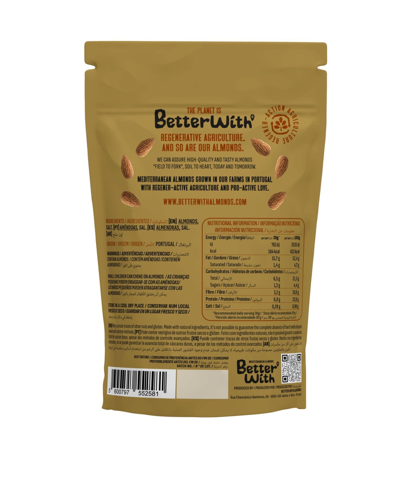 Better With Roasted & Salt Almonds 140g