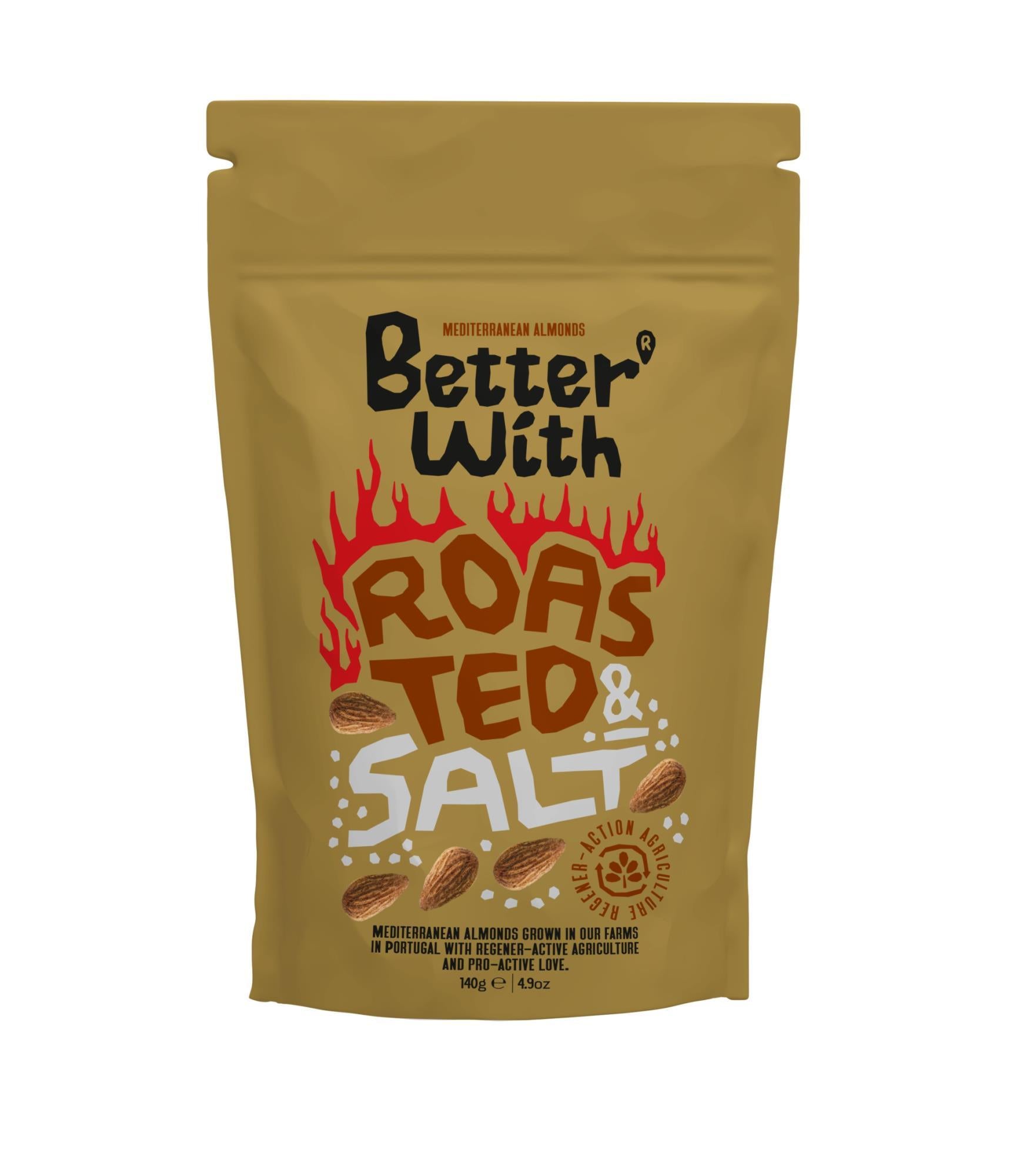 Better With Roasted & Salt Almonds 140g