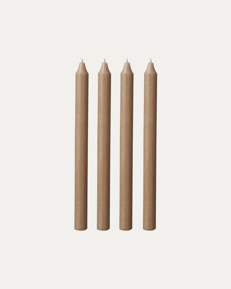 Pack 4 Beige Candles - Mariaida Home