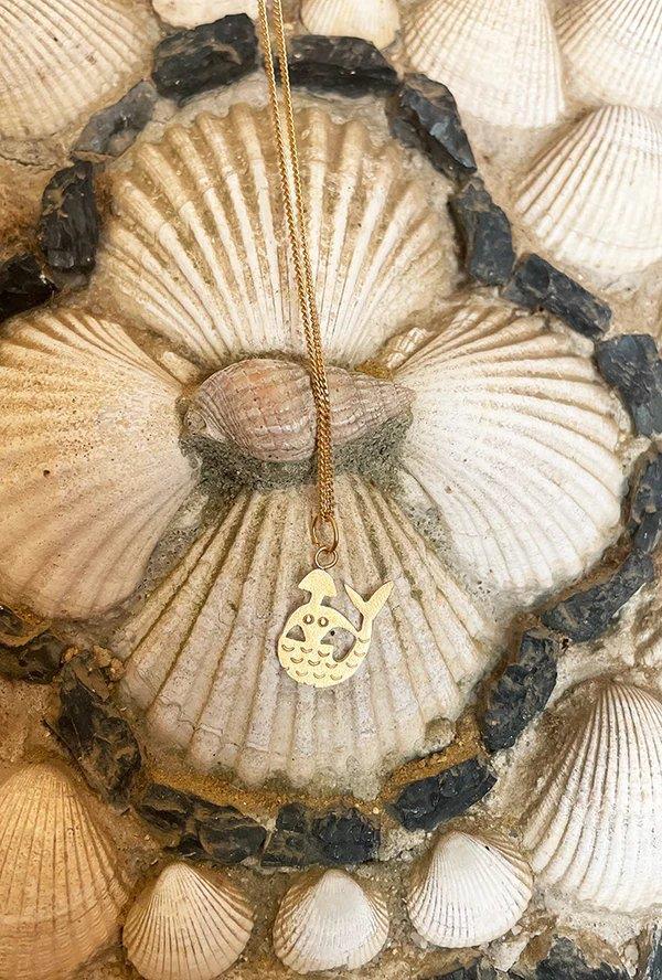 Mermaid Bolina Silver Pendant - Inês Telles