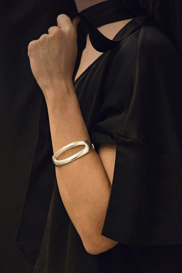 Ecos Double Silver Bracelet - Inês Telles