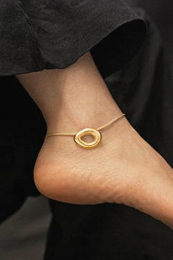 Ecos Gold Plated Ankle Bracelet - Inês Telles