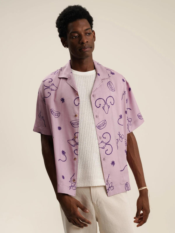 Lilac Vases Shirt - Mustique