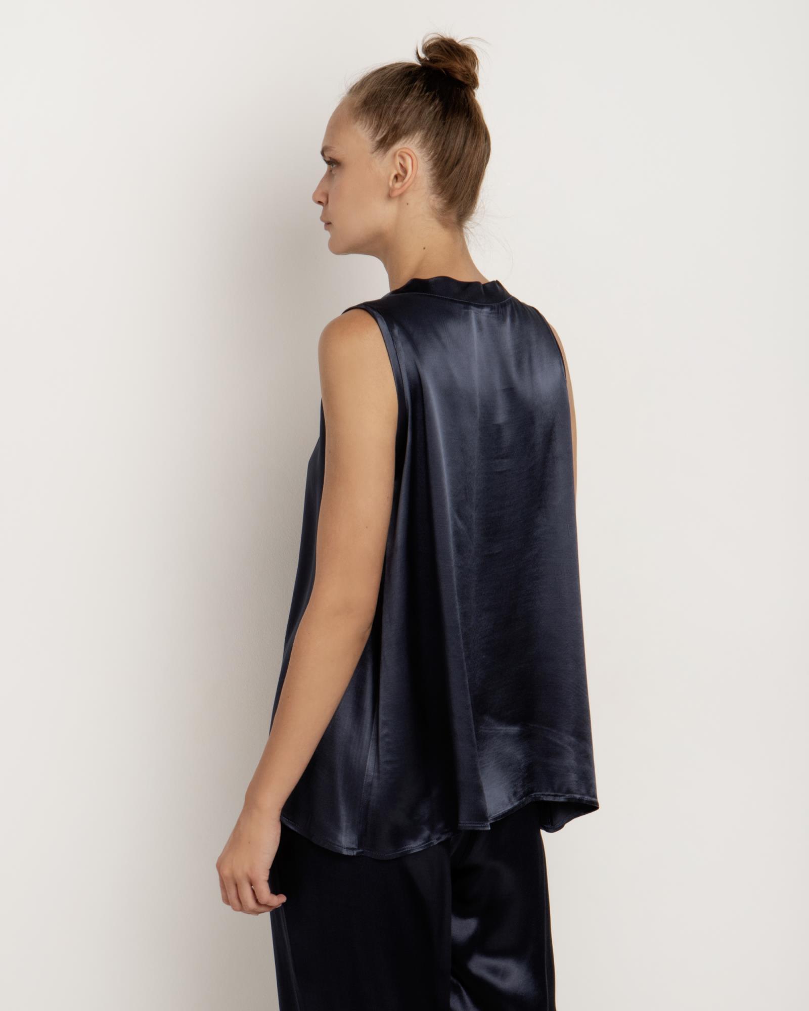 Top V Neck Navy Blue - Greek Archaic Kori