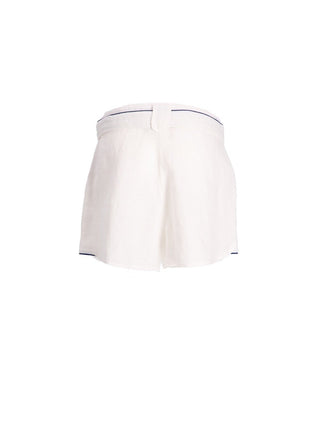 Pitharion Embroidered Belted Shorts - Greek Archaic Kori