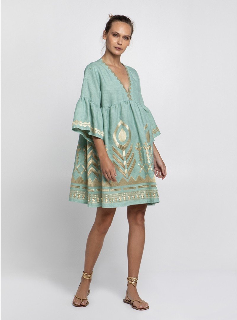 Feather Light Dress - Greek Archaic Kori