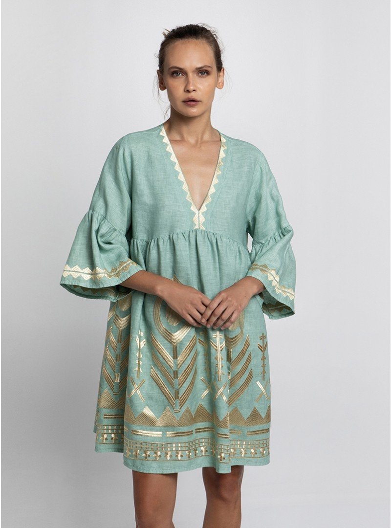 Feather Light Dress - Greek Archaic Kori