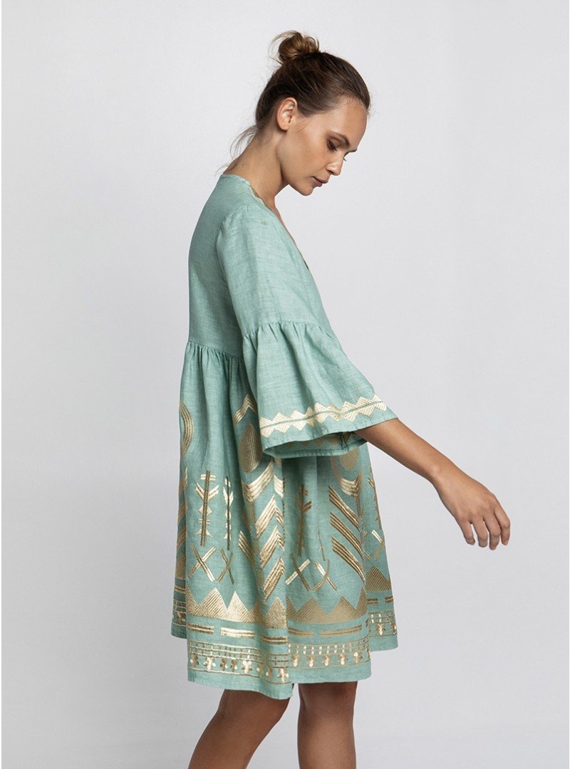 Feather Light Dress - Greek Archaic Kori