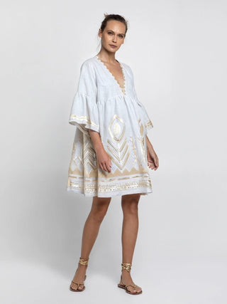Feather Light Dress - Greek Archaic Kori Be We Feather Light Dress - Greek Archaic Kori Be We