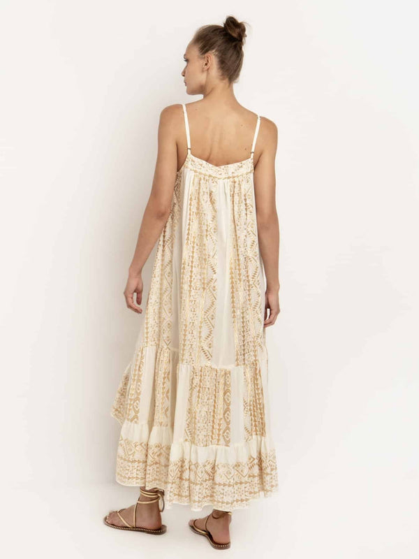 Sahara Breeze Maxi Dress - Greek Archaic Kori