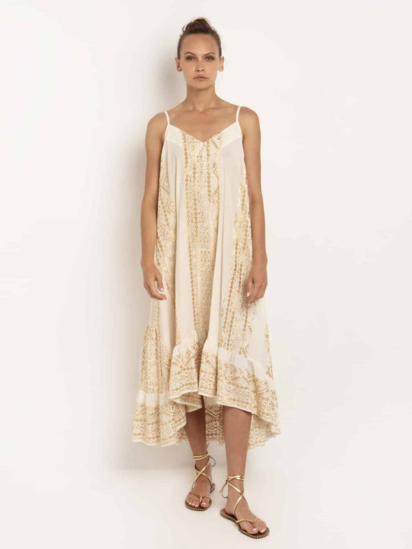 Sahara Breeze Maxi Dress - Greek Archaic Kori