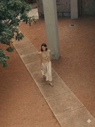 Fluid Wide-Leg Trousers