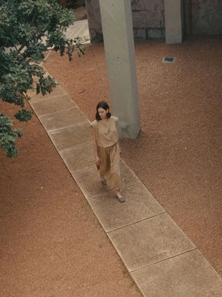 Fluid Wide-Leg Trousers