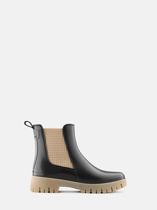 SAGE Black Vegan Ankle Boots