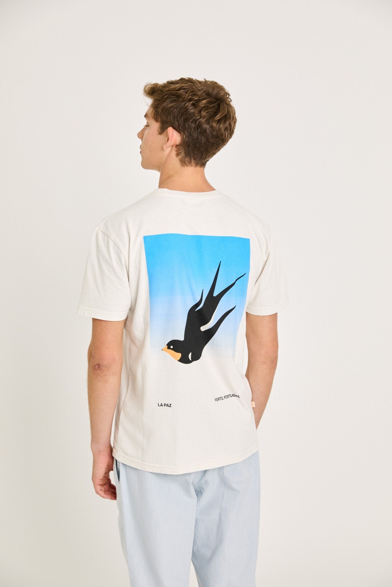 Botelho Swallow Postcard T-shirt - LA PAZ