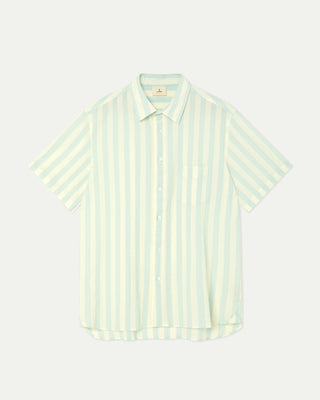 Alegre Green Spray Stripes Shirt - LA PAZ