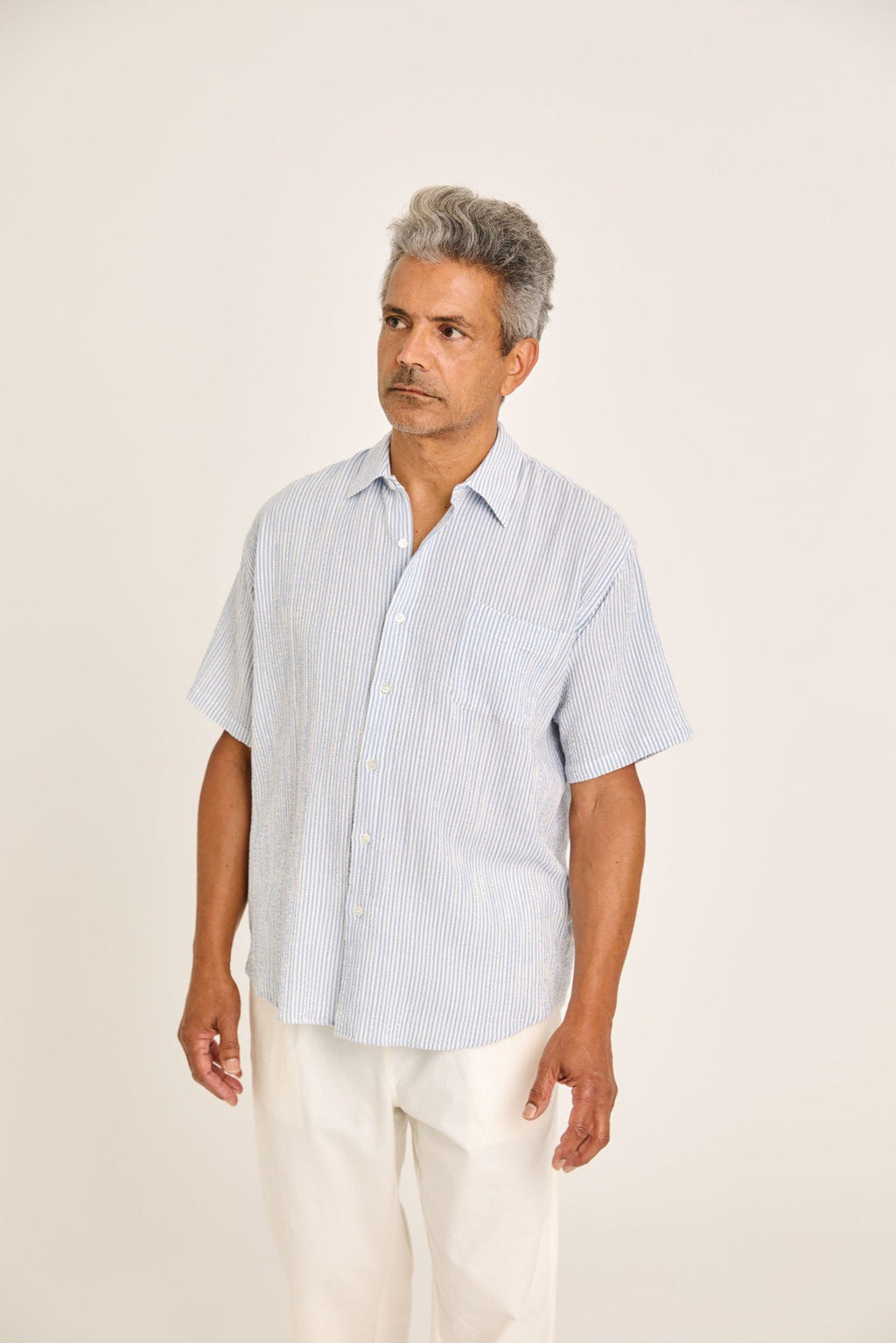 Roque Azure Stripes - LA PAZ