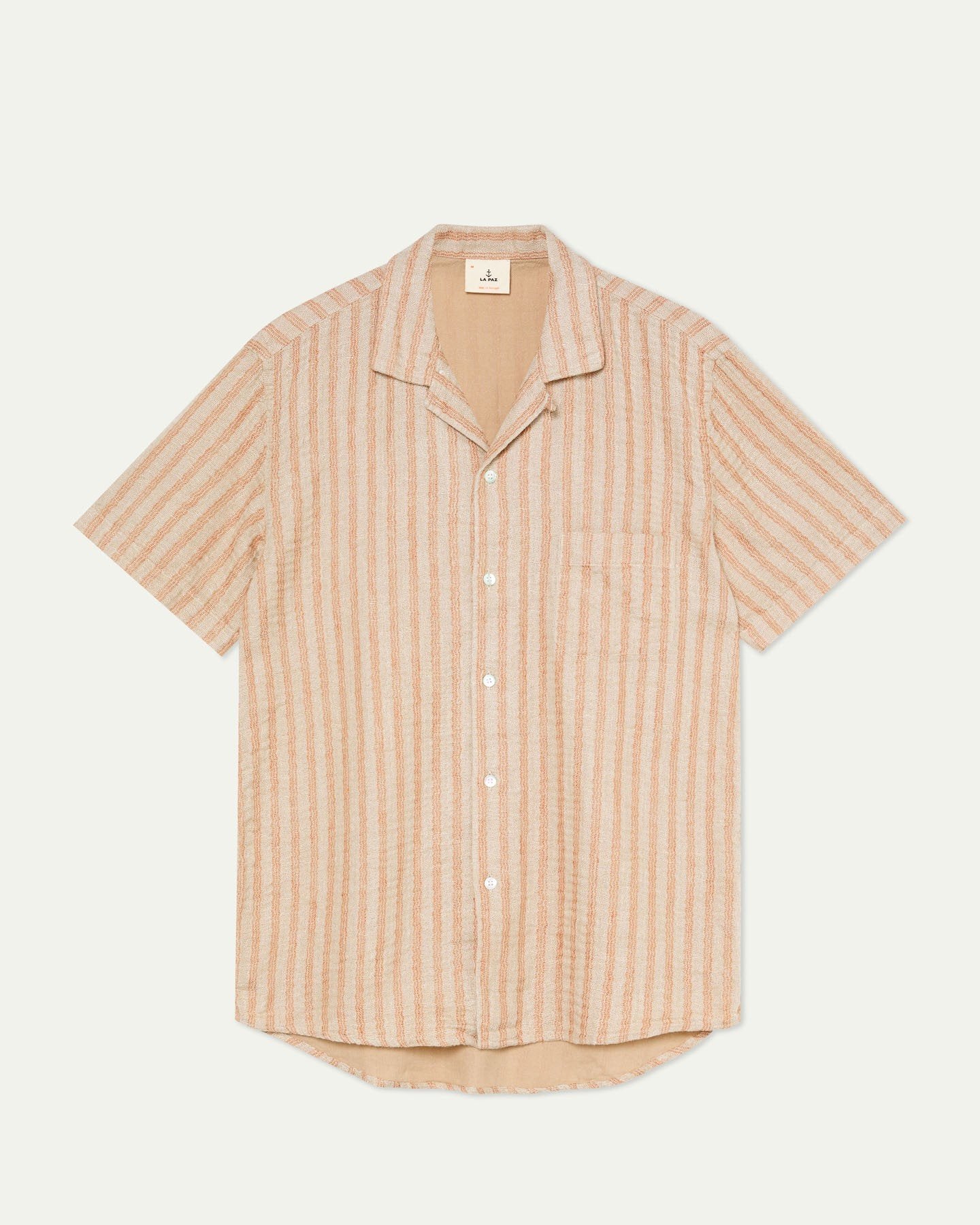 Silveira Clay Stripes Linen Shirt - LA PAZ