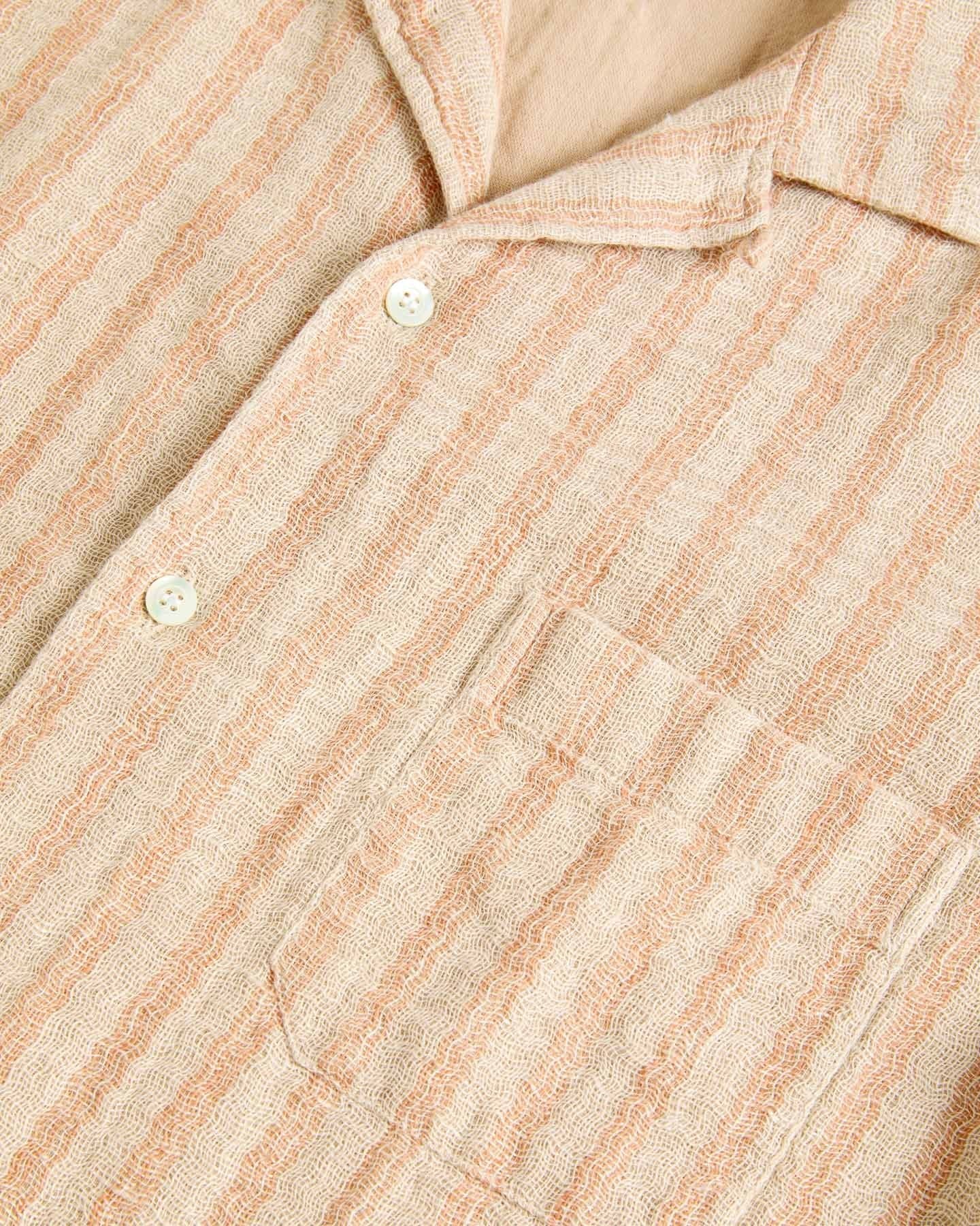 Silveira Clay Stripes Linen Shirt - LA PAZ