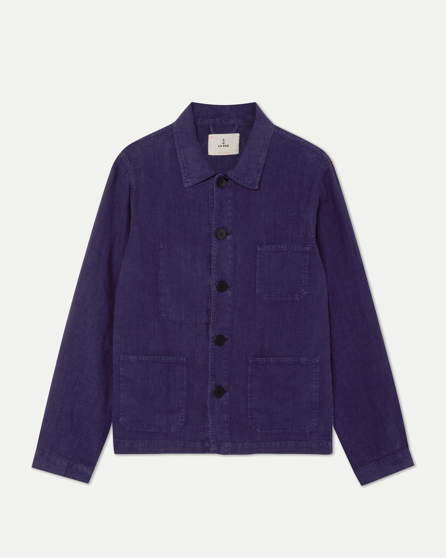Baptista Navy Linen Jacket - LA PAZ