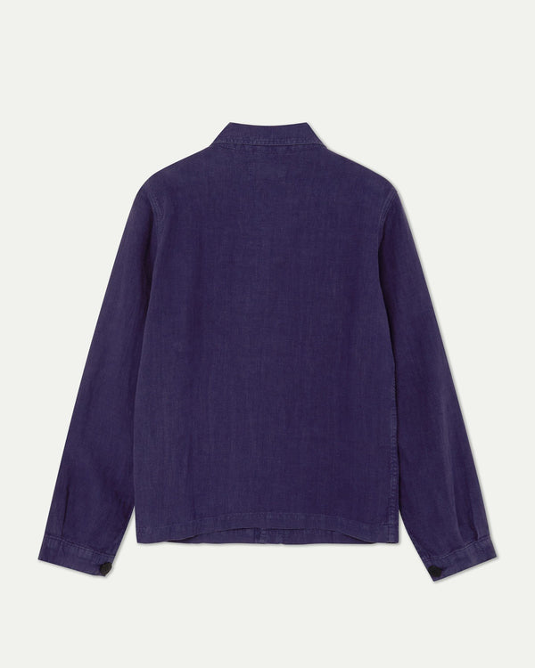 Baptista Navy Linen Jacket - LA PAZ