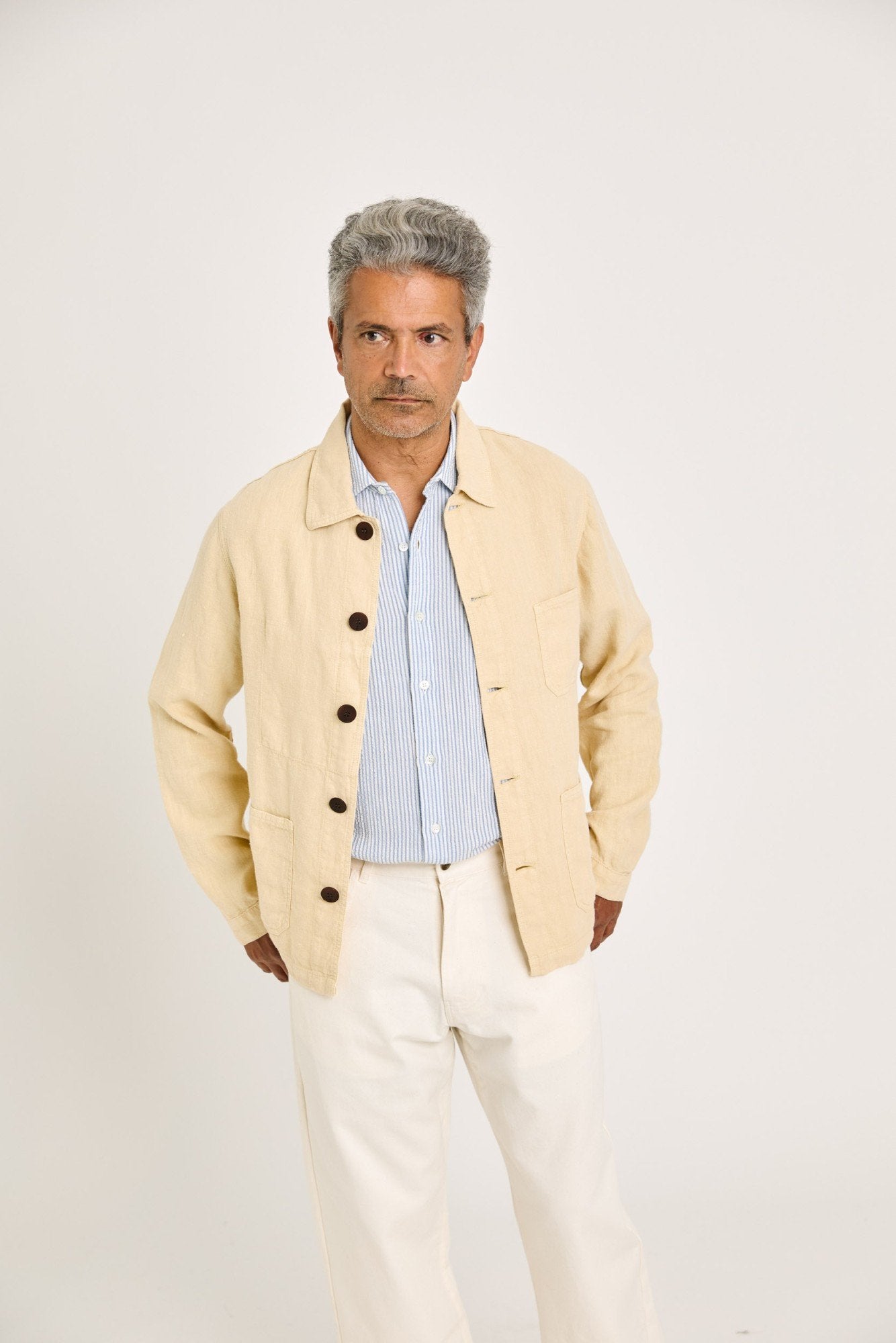 Baptista Safari Linen Jacket - LA PAZ