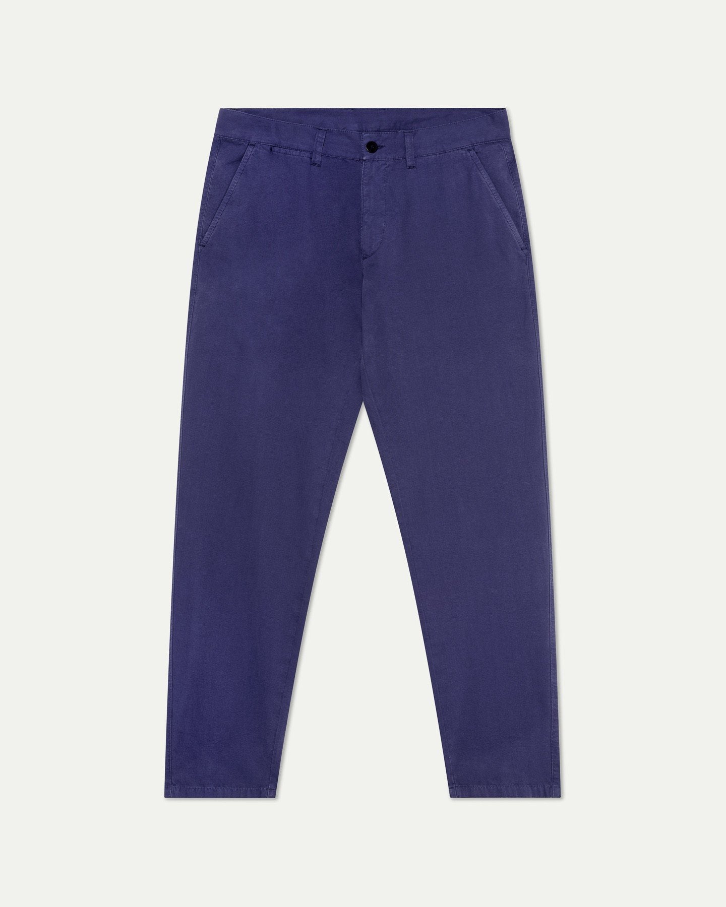 Cruz  Navy Canvas Trousers - LA PAZ