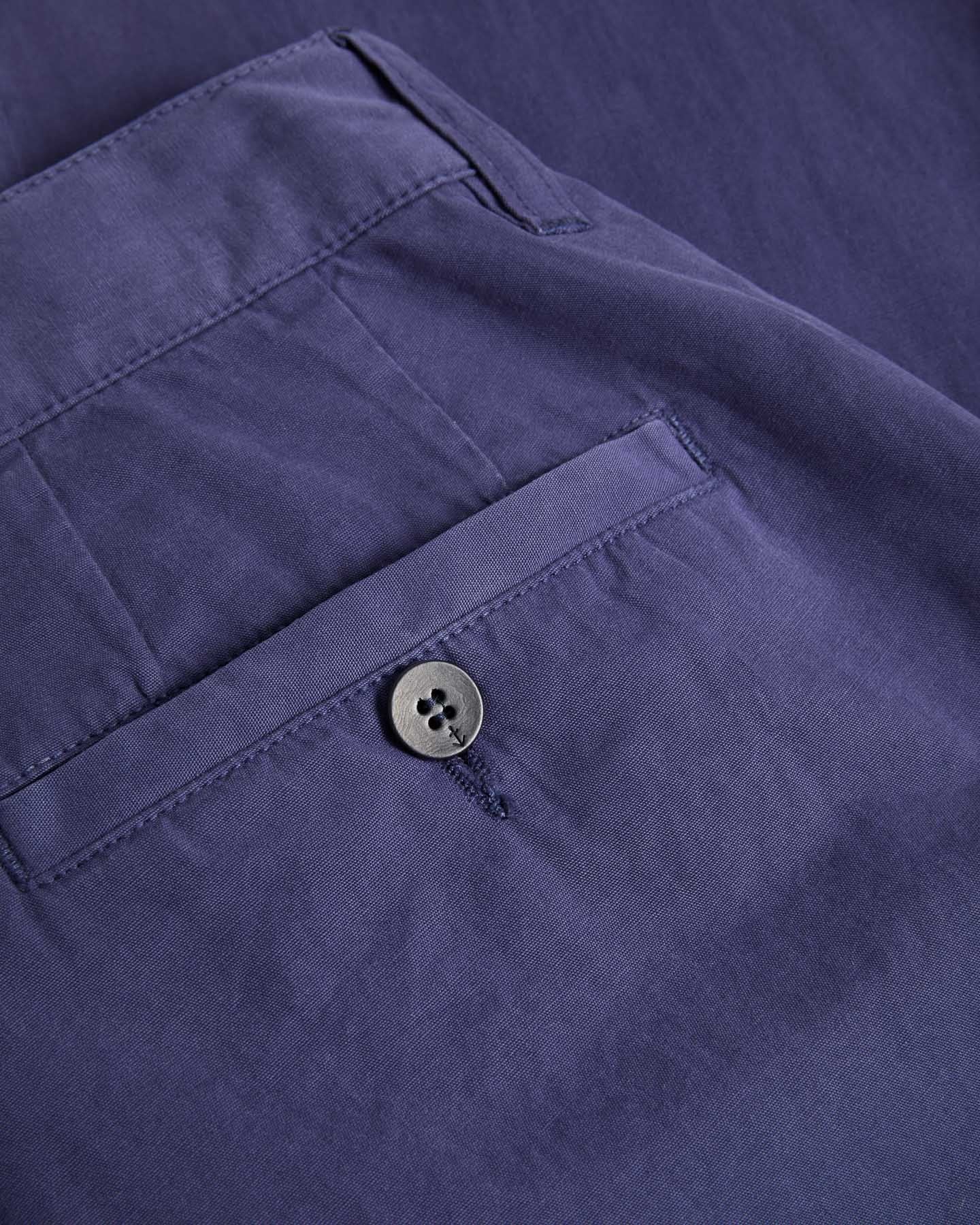 Cruz  Navy Canvas Trousers - LA PAZ