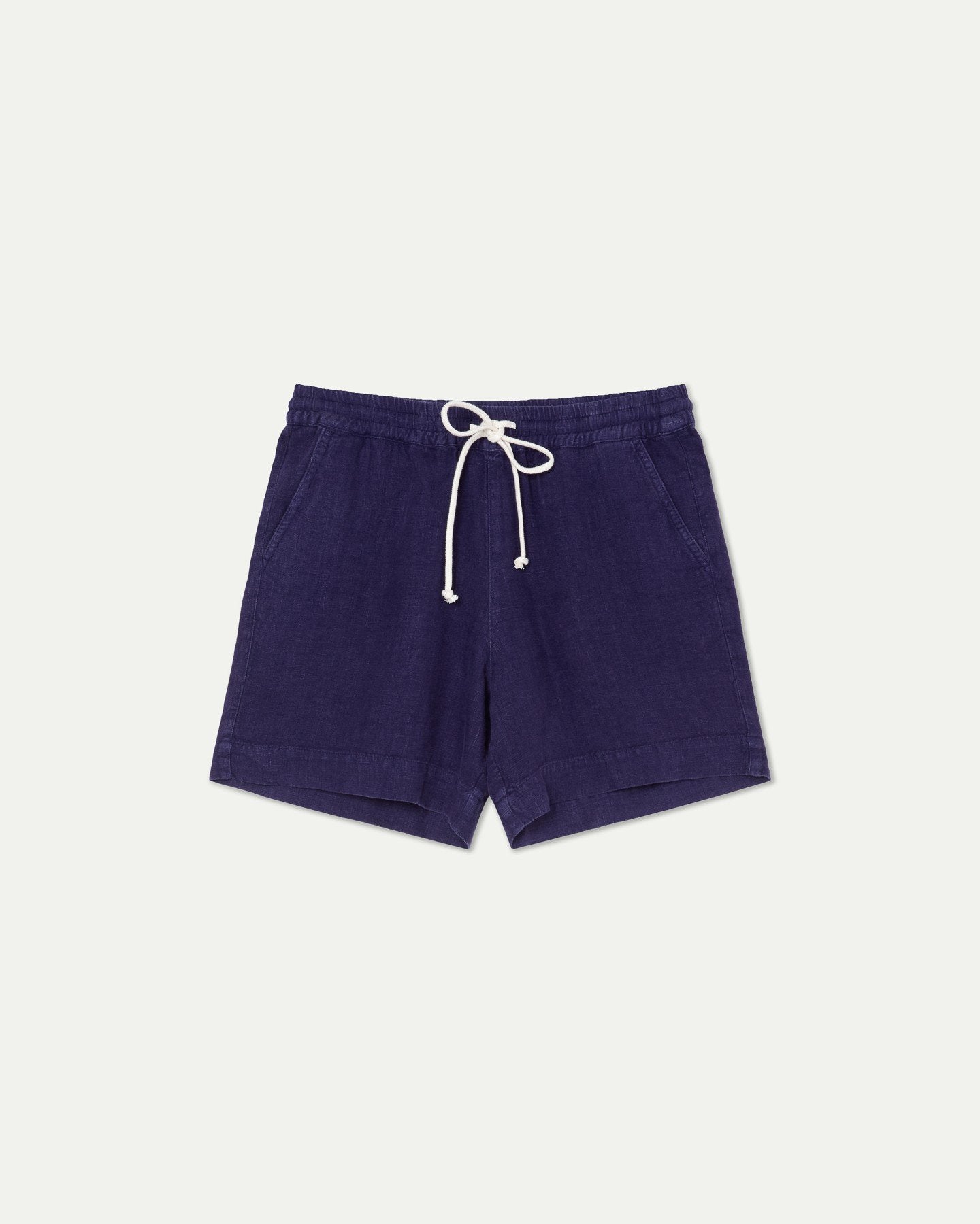 Pestana Navy Linen Shorts - LA PAZ