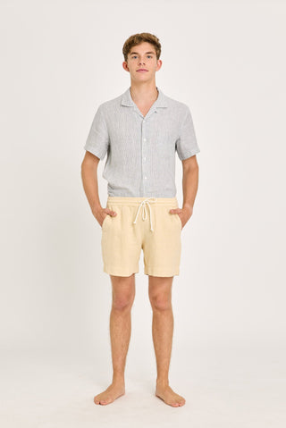 Pestana Safari Linen Shorts - LA PAZ