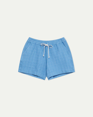Pestana Blue Linen Shorts - LA PAZ