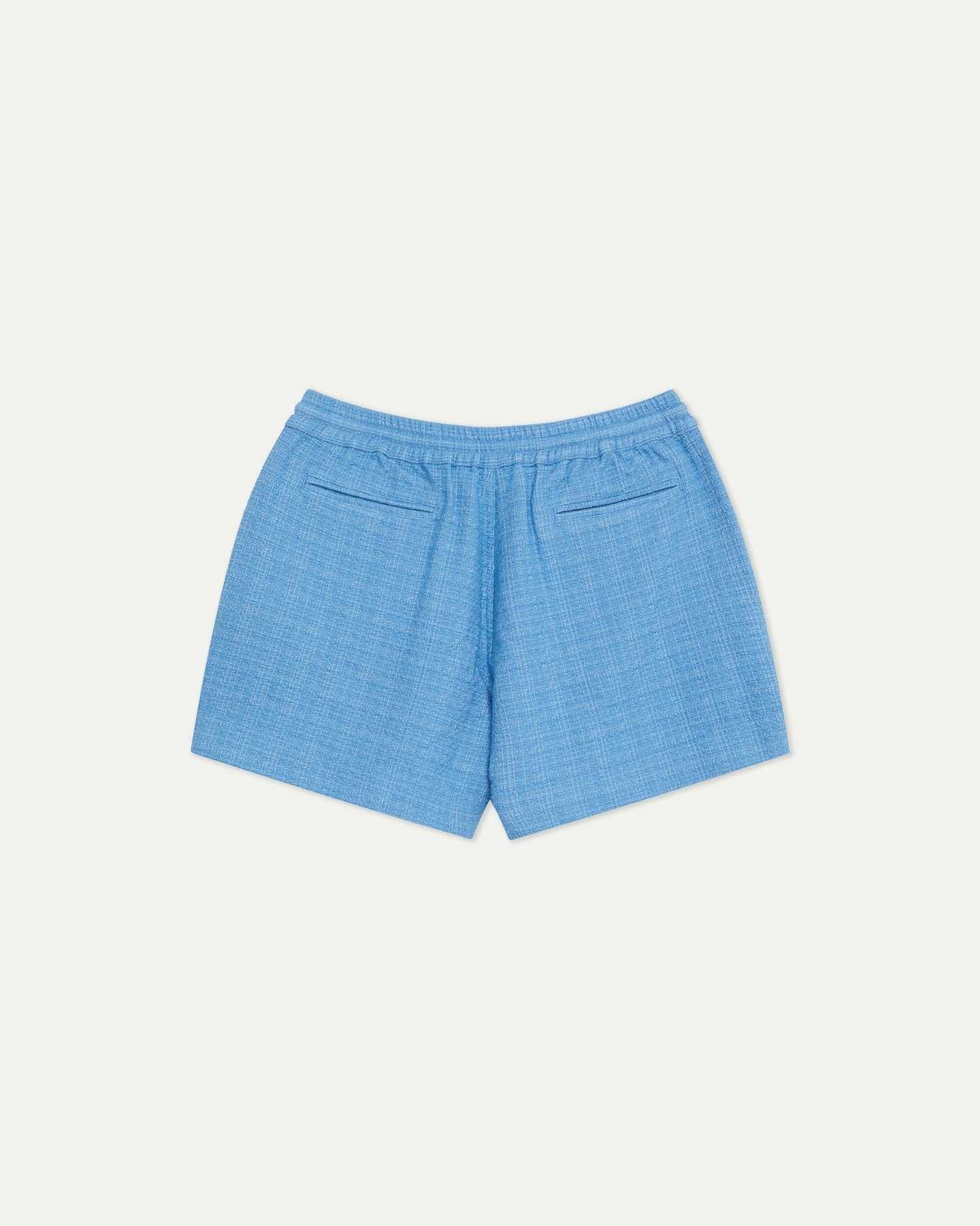 Pestana Blue Linen Shorts - LA PAZ