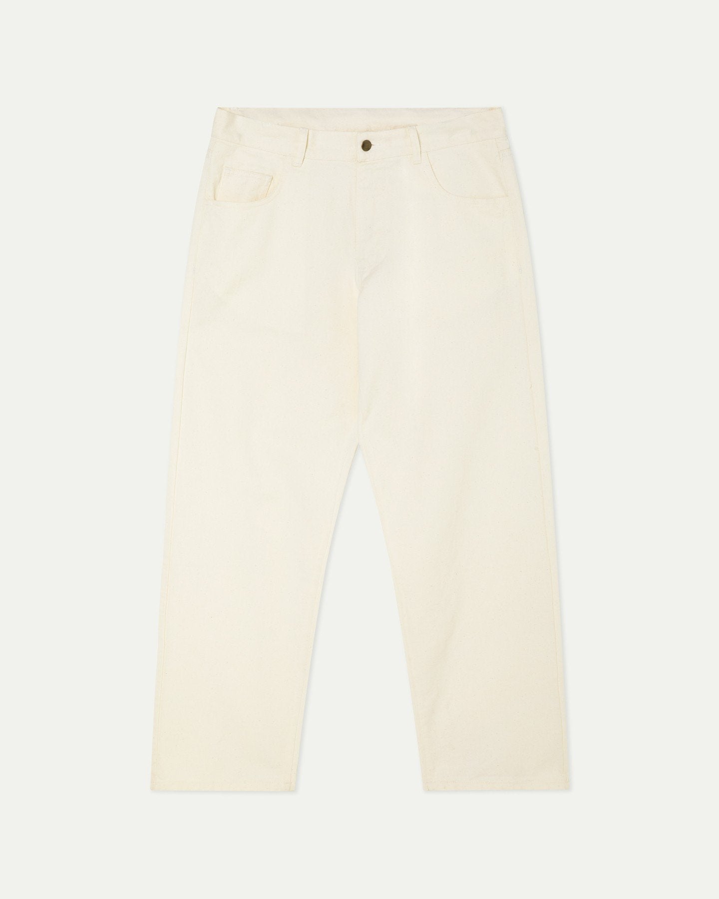 Medina Off-White Denim Trousers - LA PAZ